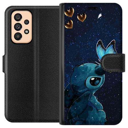 Samsung Galaxy A53 5G Tegnebogsetui Stitch sommerfugl