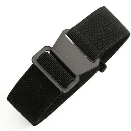 Helt svart Marine Nationale klockarmband