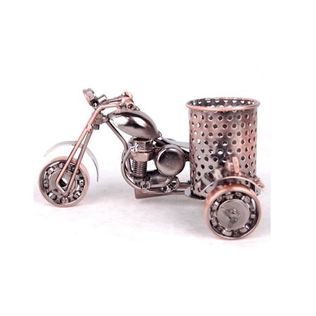 1 Brons Kreativ Skrivbordsförvaring Harley Motorcykel Kärlek