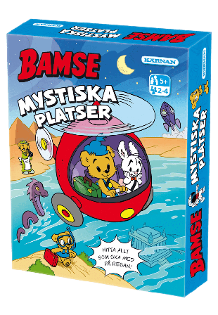 KÄRNAN Spel Bamse Mystiska platser & pussel Unisex ONESIZE