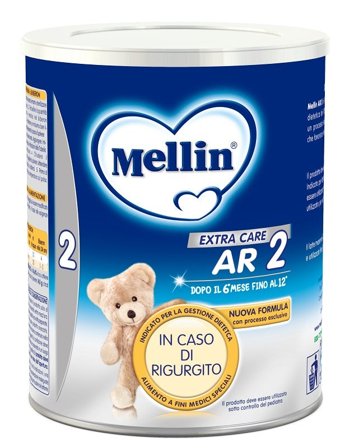 Mellin AR 2 Latte Extra Care Per Neonati 6-12 Mesi 400g