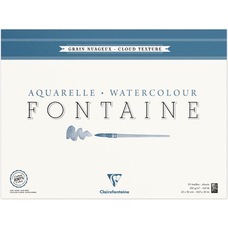 Clairefontaine Fontaine Aquarelblok Cloud Texture 42x56 cm 300g