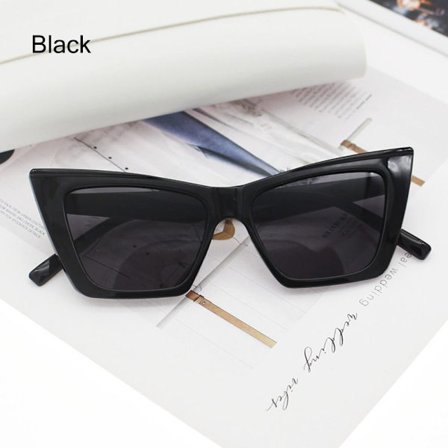 Cat Eye Solbriller Firkantede Solbriller SVART SVART