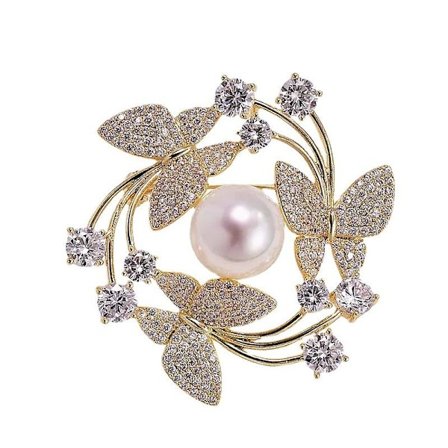 Fjärilsbrosch pins kvinnor emalj insektsnål knappnålsbrosch