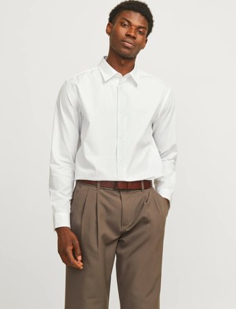Jack & Jones Jprblabushwick Stanley Shirt L/S Sn - White - L