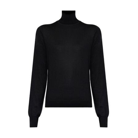 Maison Margiela Wool turtleneck sweater Sort, Dame