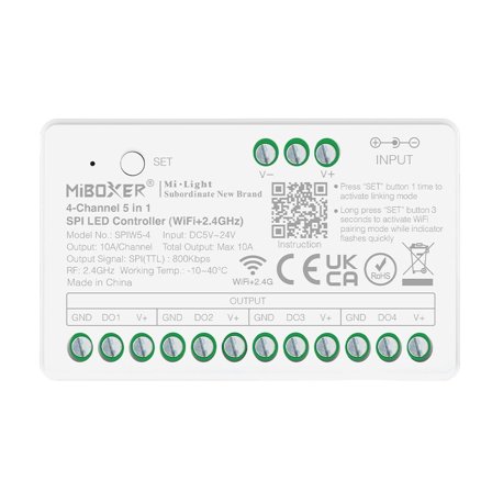 SYNERGY 21 Pixel LED Controller SPI-Serie 5 in 1 SPI (2.4GHz+Wifi) 4 Kanäle *Milight/Miboxer*