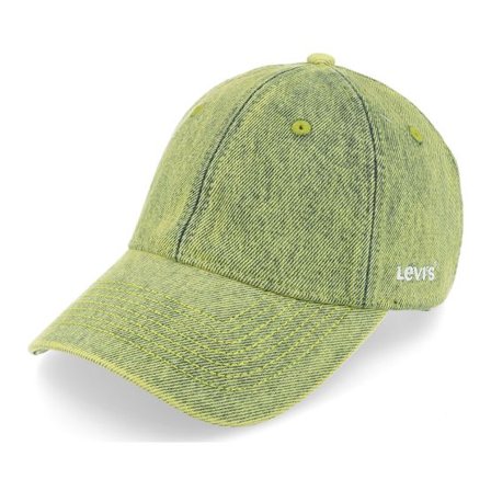 Levi's - Grön unconstructed Keps - Essential Cap Light Green Dad Cap @ Hatstore