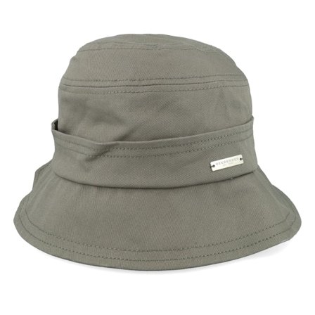 Seeberger - Green bucket Kapelusz - Cotton Pine Cloche @ Hatstore