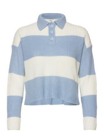 Onlnicci L/S Block Polo Pullover Ex Knt Pullover Multi/mønstret ONLY