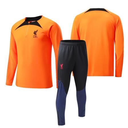 23 Uusi Liverpool Football Training Jersey pitkähihainen aikuisten seisomakaulus Puolivetoketjupuku syys- ja talvipaita liverpool 2Xs [Height: 120-