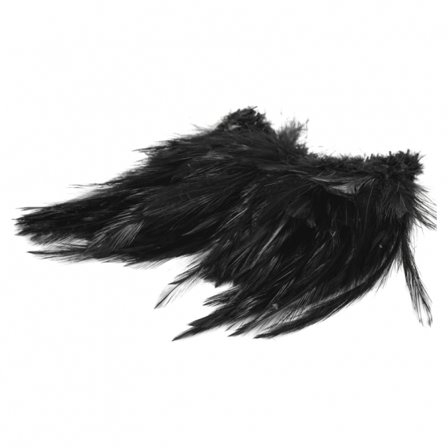 Saltwater Neck Hackle Black #11