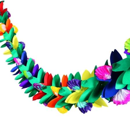 Havaijilainen juhlakoristelu Tropical Paper Garland 2 2 2