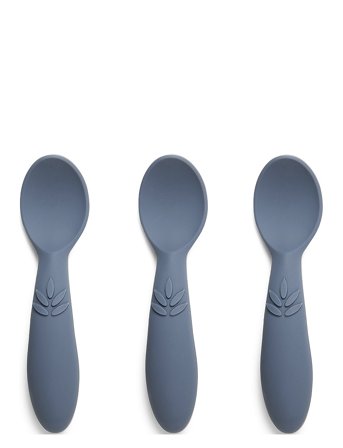 Nuuroo Ella Silicone Spoon 3-Pack - Blue - 10.5X2.8CM
