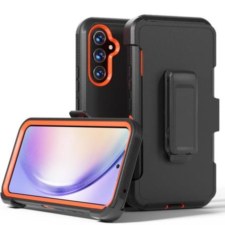 TASHHAR Samsung Galaxy A54 5G case med bältesklämma hölster Militärklass Heavy Duty 3 i 1 Stötsäker rustning Robust Hållbar för Galaxy A54 5G 