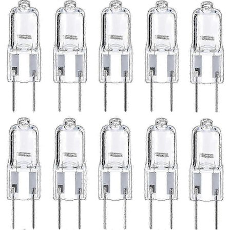 GY6.35 Halogenpærer 10-pakning 12V 35W/50W Dimbar T4 JC Landskapslys Perler_Billiga Gåvor
