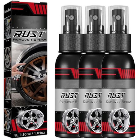 Multifunksjonell metallrustfjerner, rustfjerningsspray for bil, rusthindrende avrustingsspray, fjerner jernpulver, rust