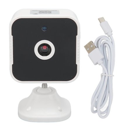 3MP 1080P HD Innendørs Sikkerhetskamera med Nattsyn Bevegelsesdeteksjon Toveis Intercom AP Hotspot 2.4G WiFi Kjæledyrovervåking