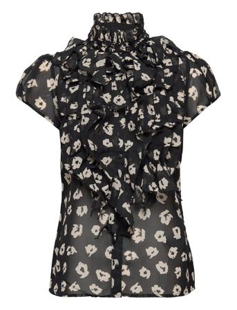 Lillysz Ss Shirt Black Saint Tropez