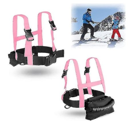 Ski- og snowboardsele til børn, skisele med aftagelig snor og taske, hastighedskontroltimer Skitilbehør til børn Drenge Piger Begyndere