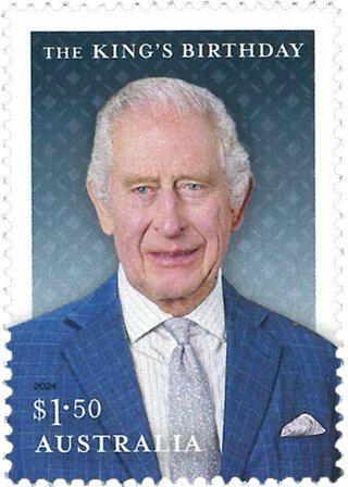 Australien - Kong Charles fødselsdag 2024 - Postfrisk frimærke