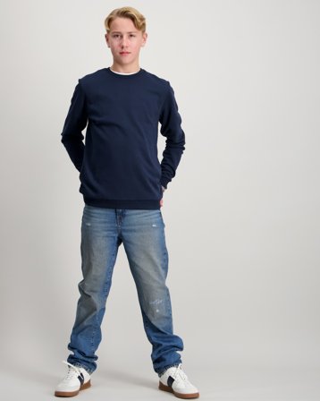 ONLY & SONS JUNIOR OSJEDGE STRAIGHT REPAIR DB 6193 TAI DNM Blauw Jeans Jongens - Kids Brand Store