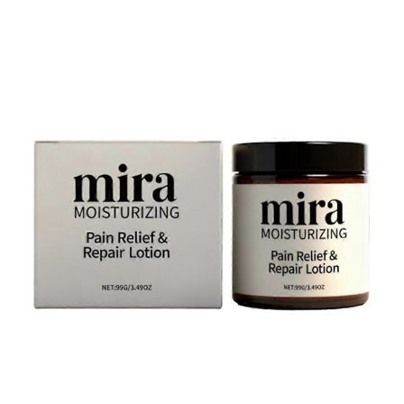 Mira smertelindrende lotion, Bruk naturlige planteingredienser, plantebasert, raskt absorberende, ikke-fet formel, daglig næring for helsen