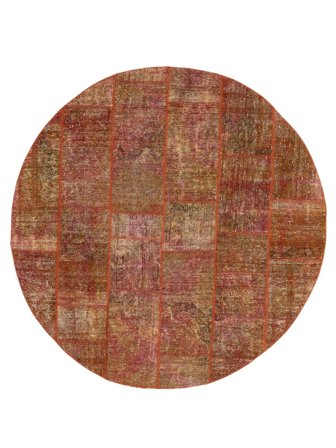 Patchwork Tapis Ø 197 Laine
