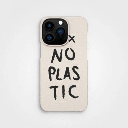 Plastikfreie Handyhülle No Plastic Vanille Weiß, iPhone 13 Pro Max
