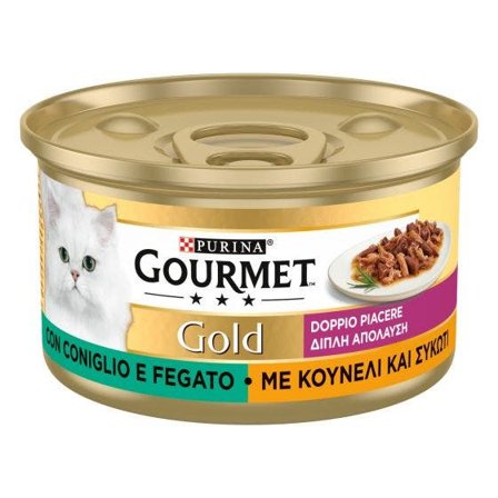 Purina Gourmet Gold Gatto Doppio Piacere Con Coniglio E Fegato