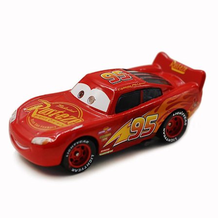 Tre Generationer Av Mcqueen Lightning Mcqueen Jackson Storm Mack Uncle Truck Diecast Metallbilmodell [DB]