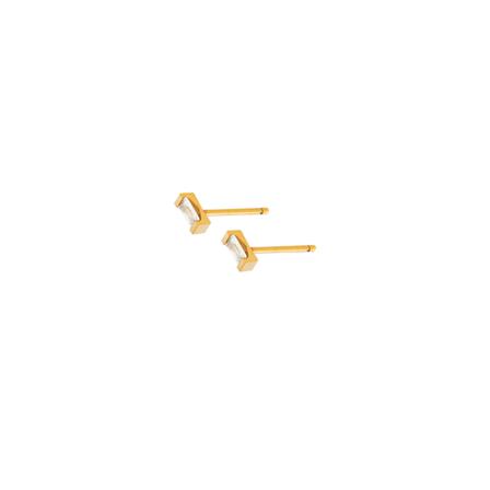 Dansk Copenhagen Earrings Lily Waterproof Single Gul, Dame Øreringe, Størrelse: ONE Size