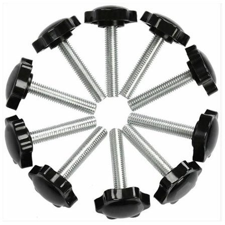 Total Udsalg 10stk M8 X 40mm Klemmeknapper Riflet Hovedskrue,