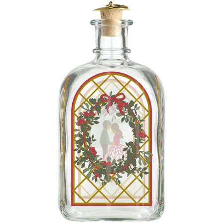 Holmegaard joulunapsipullo 2025 73 cl, multi