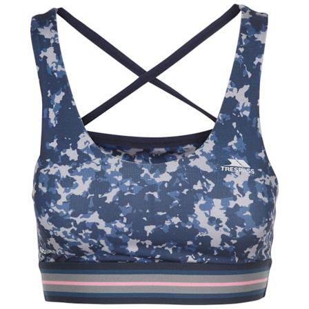 Trespass Stephanie Camo Crop Top för damer/kvinnor 3XL Marinblå Navy 3XL