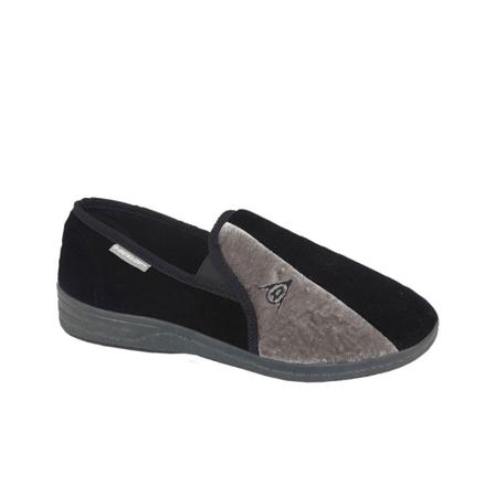 Dunlop Herr Winston Slippers 9 Uk Svart/grå