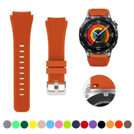 22mm Silikonarmband kompatibelt med Huawei Watch GT5 4/3/GT5 Pro 46mm Amazfit GTR 47mm Mjukt Armbandsbälte kompatibelt med Amazfit Pace Stratos 2 2s 
