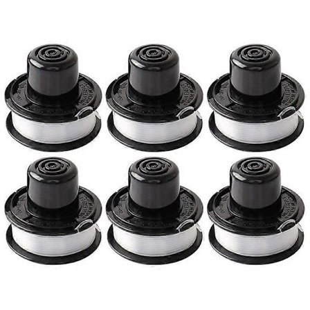 6 st RS-136-BKP Spolar Ersättningsdelar Kompatibla För Black and Decker Gräsklippare