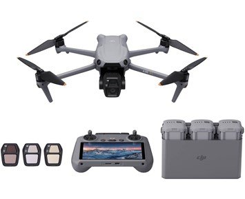 Air 3S Fly More Combo (DJI RC 2) - DJI Air 3S Fly More Combo med RC 2-fjärrkontroll