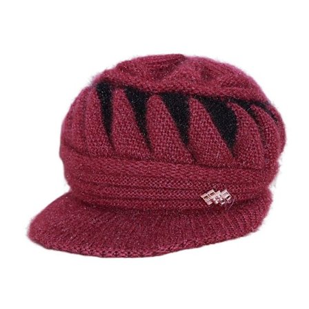 Kvinder Kasket Bøttehatte VINRØD
