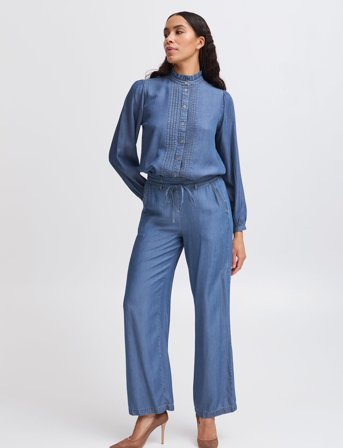 b.young Bykosmo Wide Pants - - Blue - 36