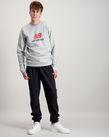 New Balance New Balance French Terry Small Logo Jogger Sort Bukser Dreng - Kids Brand Store