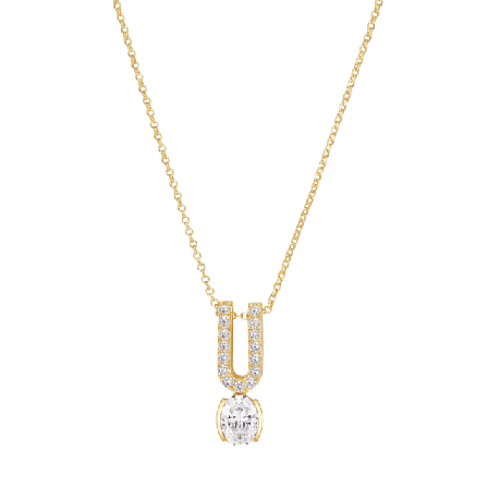 Sif Jakobs Jewellery Halsband Ellisse Carezza Uno Dam Guld ONESIZE