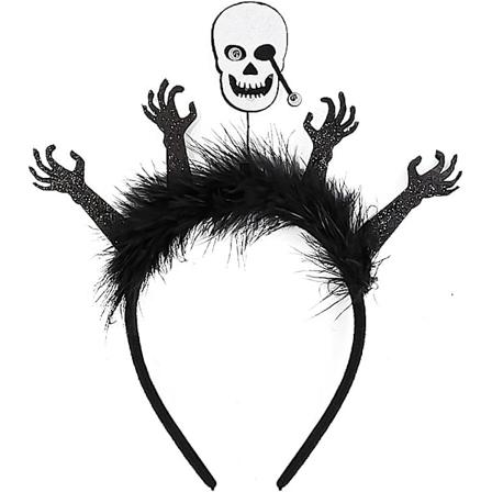 Halloween-luurankohiuspanta Cosplay-paholaisen hiusnauha P koriste H yhenhiusnauhat Halloween-asu P asuste (Yksi