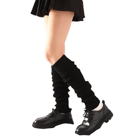 Benvarmere Lange sokker SORT