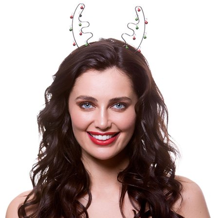 Metall Hårbøyle med Reinsdyrhorn og Klokker