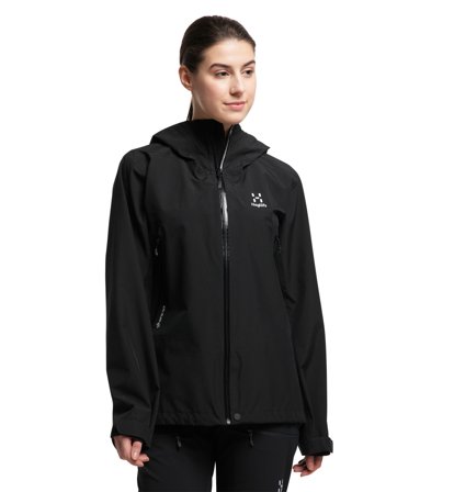 Haglöfs Roc GTX Jacket Women True Black - Dame - XS
