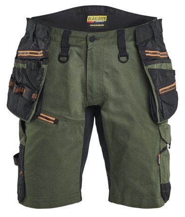 Blåkläder 197211494240C56 Shorts grön/rost Grön/rost, Kläder