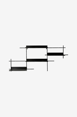 Nordic Furniture Group - Seinähyllykkö Manhattan - Musta - Seinähyllyköt - - Homeroom