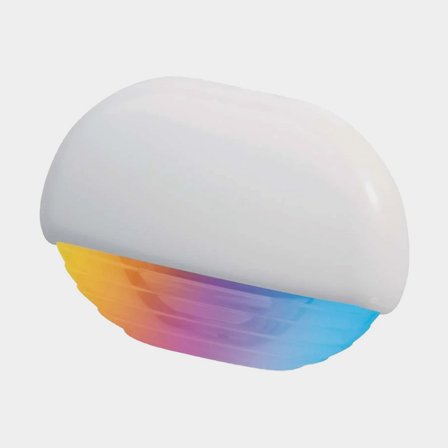 Hella Apelo RGB stegbelysning vit plast